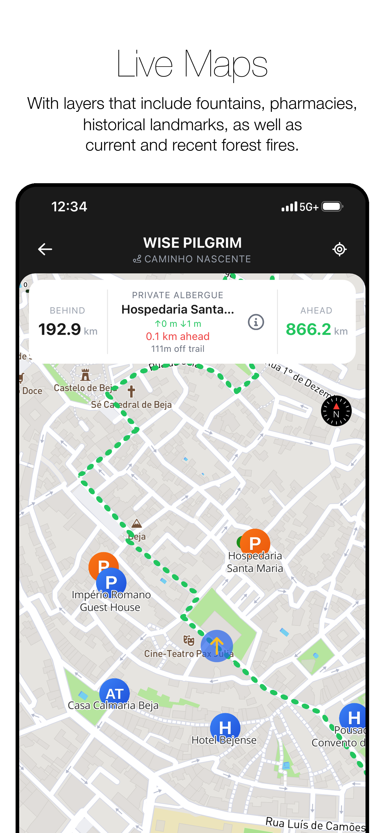 Wise Pilgrim Caminho Nascente screenshot 5