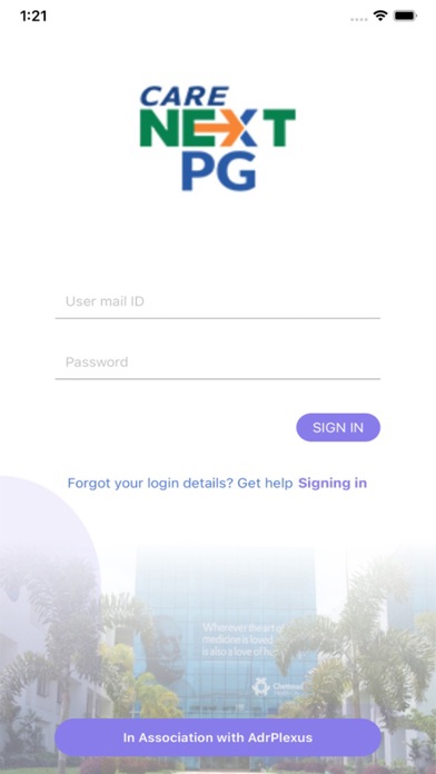 CARE NExT-PG Screenshot