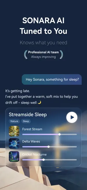Sonara-AI Sleep Sounds & Focus screenshot 4
