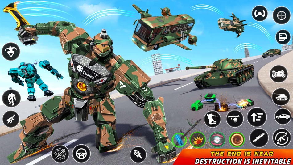 #1. Army Robot Wars - Robot Game (iOS) 来自: MINOR BUGS