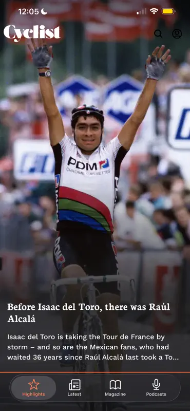 Cyclist magazine screenshot 1 of 4