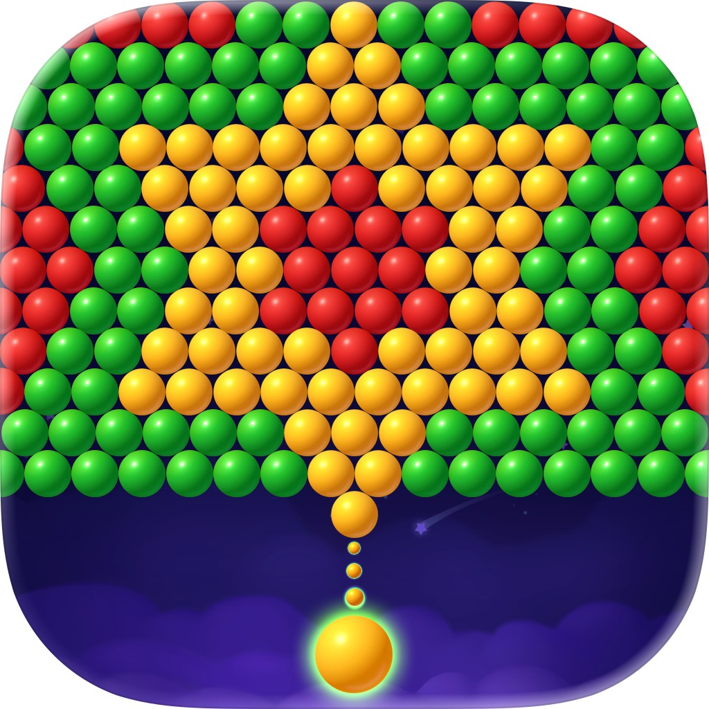 Apple App Store cover for Bubble Pop Star: Shoot Bubbles