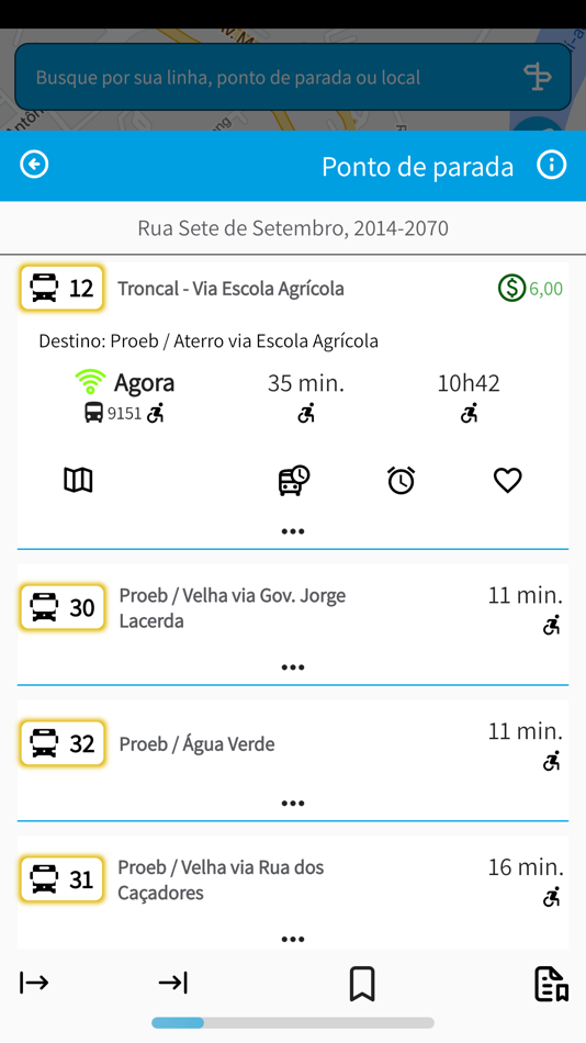 #2. BluMob (iOS) By: Mobilibus desenvolvimento e consultoria de sistemas Ltda