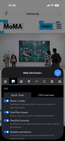 Web DevTools+ Screenshot 1 of 10