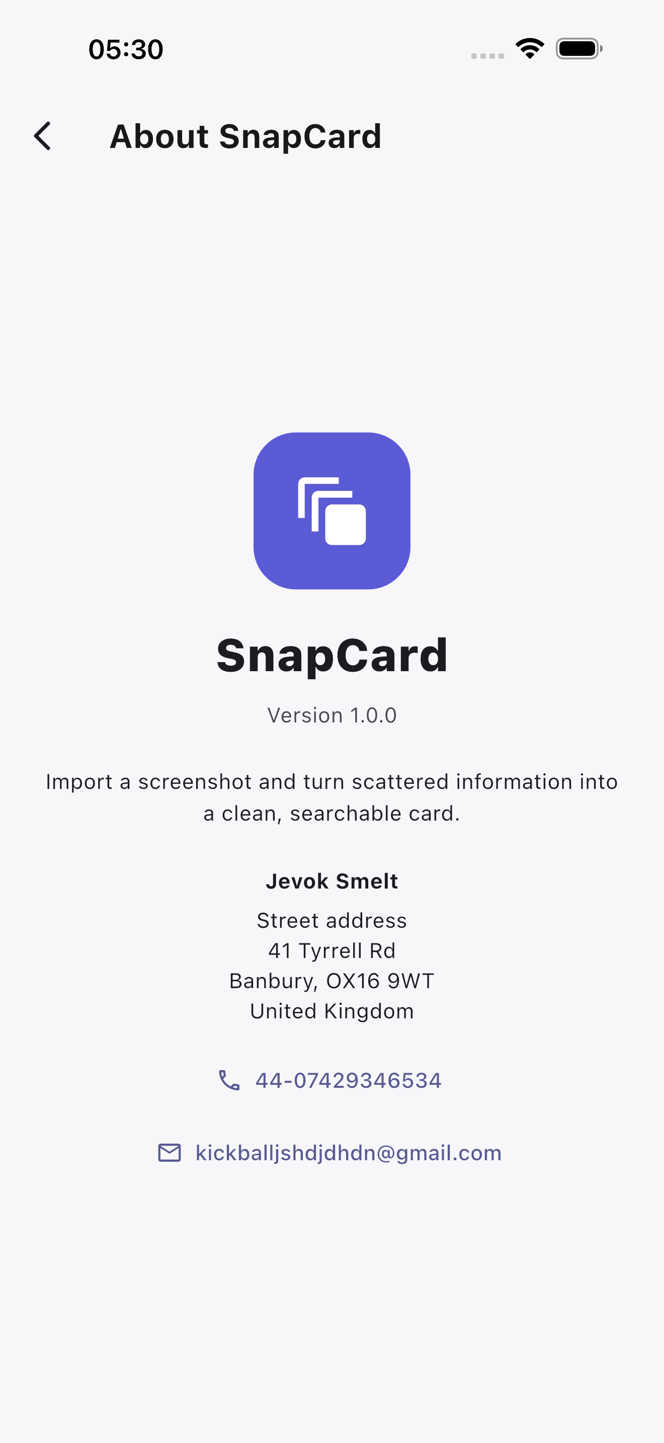 SnapCard: Smart Cards screenshot 6