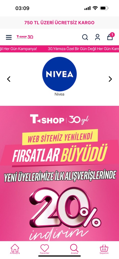 T-Shop - Shopping App | MWM