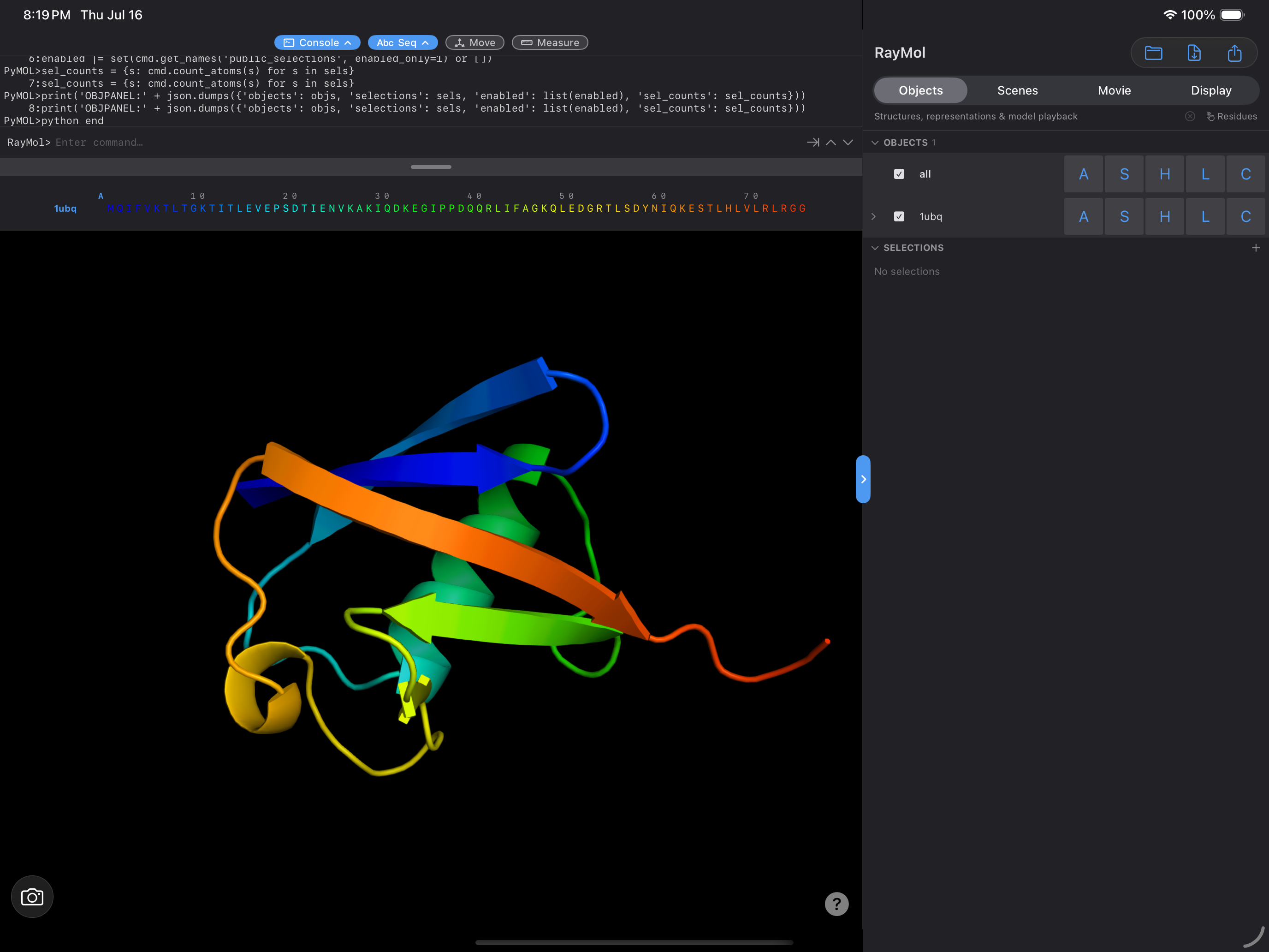 RayMol screenshot 5