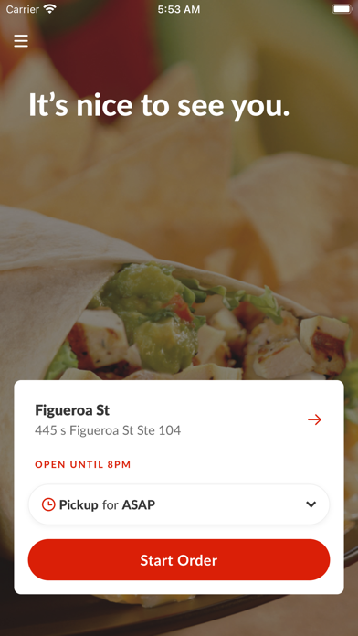 App screenshot