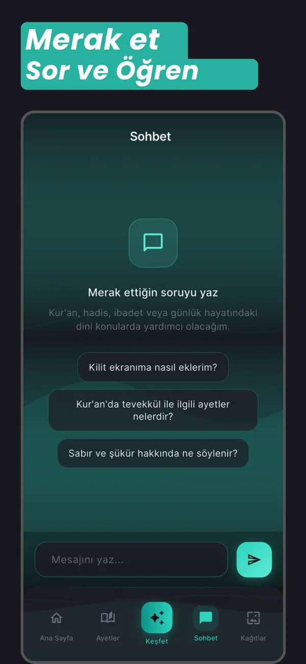 Screenshot #2 pour Huzur AI – Dua & Kur’an