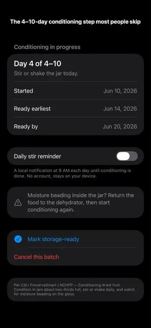 Cure: Dehydrate & Store screenshot 3