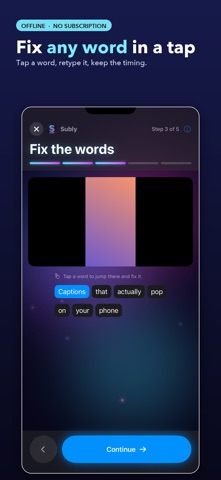 Subly: Subtitle Maker Screenshot 5 of 10