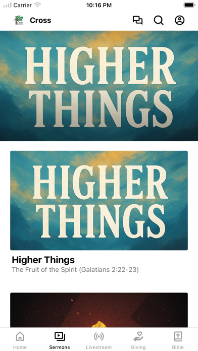 Cross Lutheran Church Screenshot