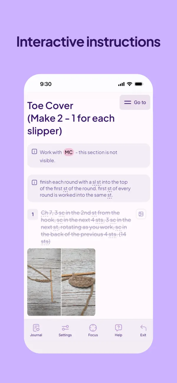 Screenshot #3 pour Ribblr - Crochet & Knitting