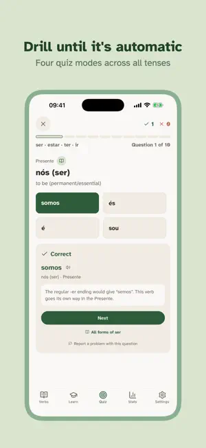 Conjugatu: Portuguese Verbs screenshot 4