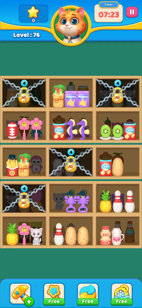 #4. Goods Sorting: Match 3 Games (iOS) 来自: Nisarg Kapadiya