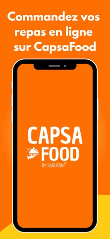 CapsaFood - Livraison de repas screenshot