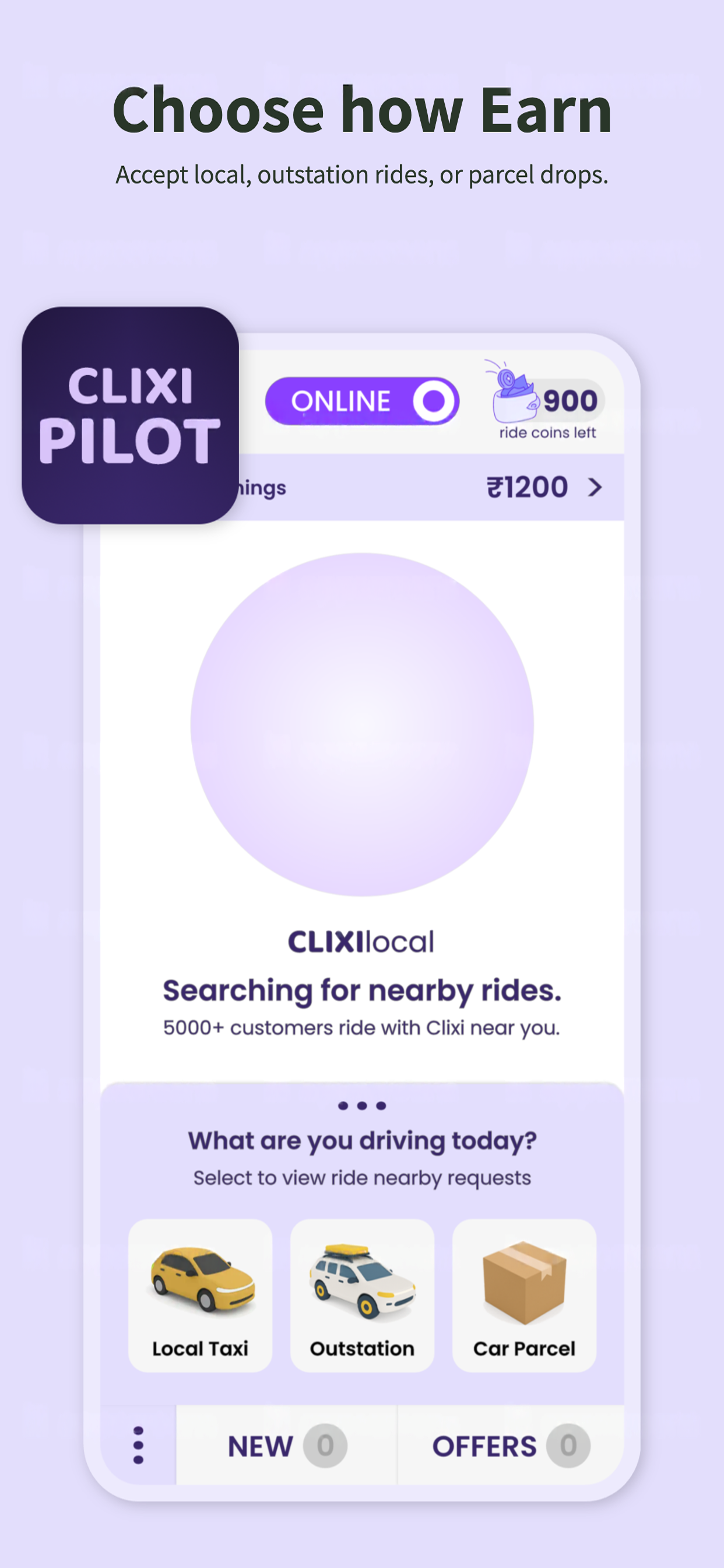 Clixi Pilot – Drive & Earn