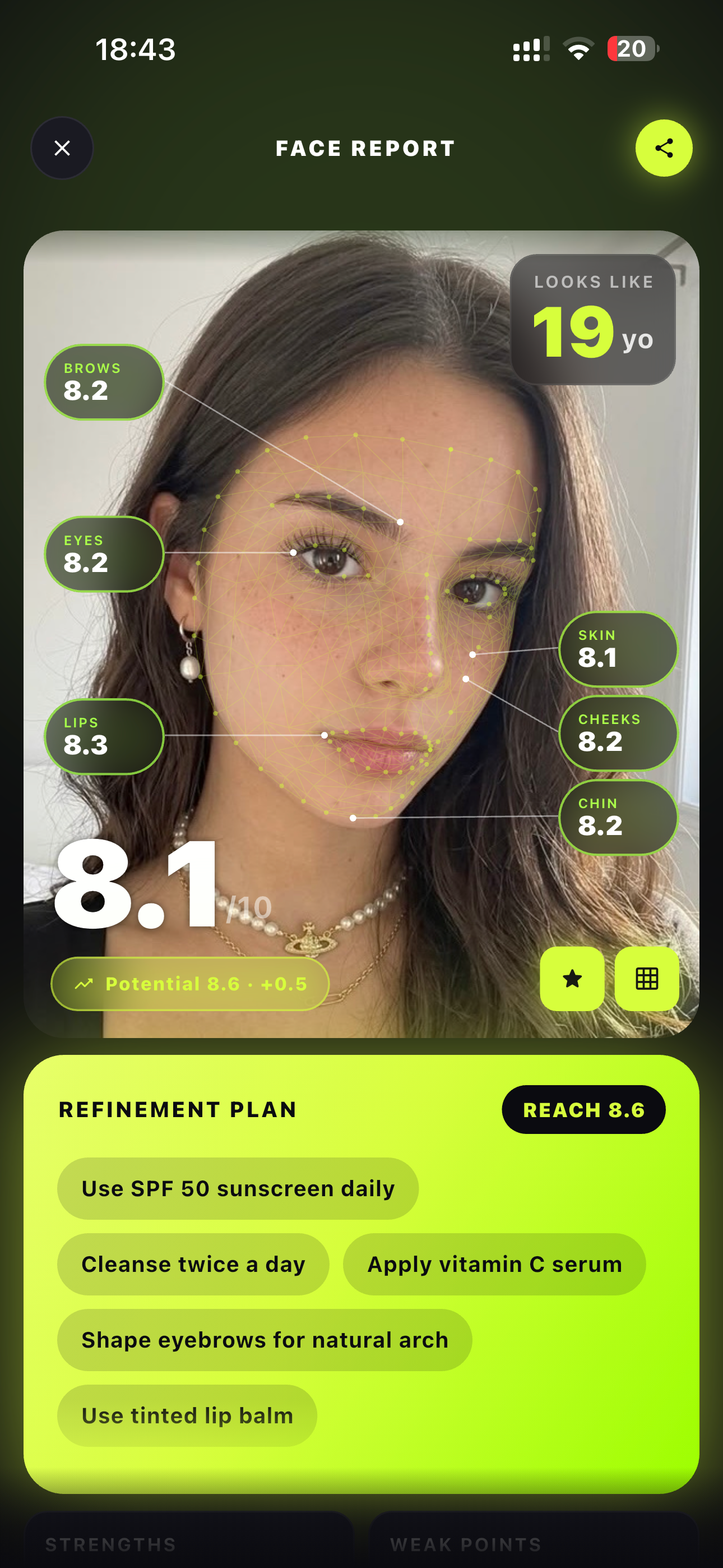 Loru: Looksmax AI Face Rating