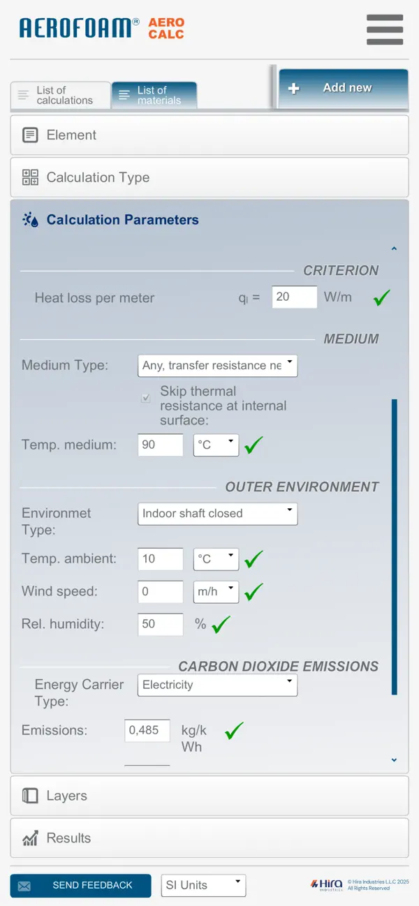 Screenshot #1 pour Aero-Calc