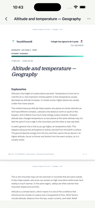 TeachThemAll: class materials Screenshot 3 of 5