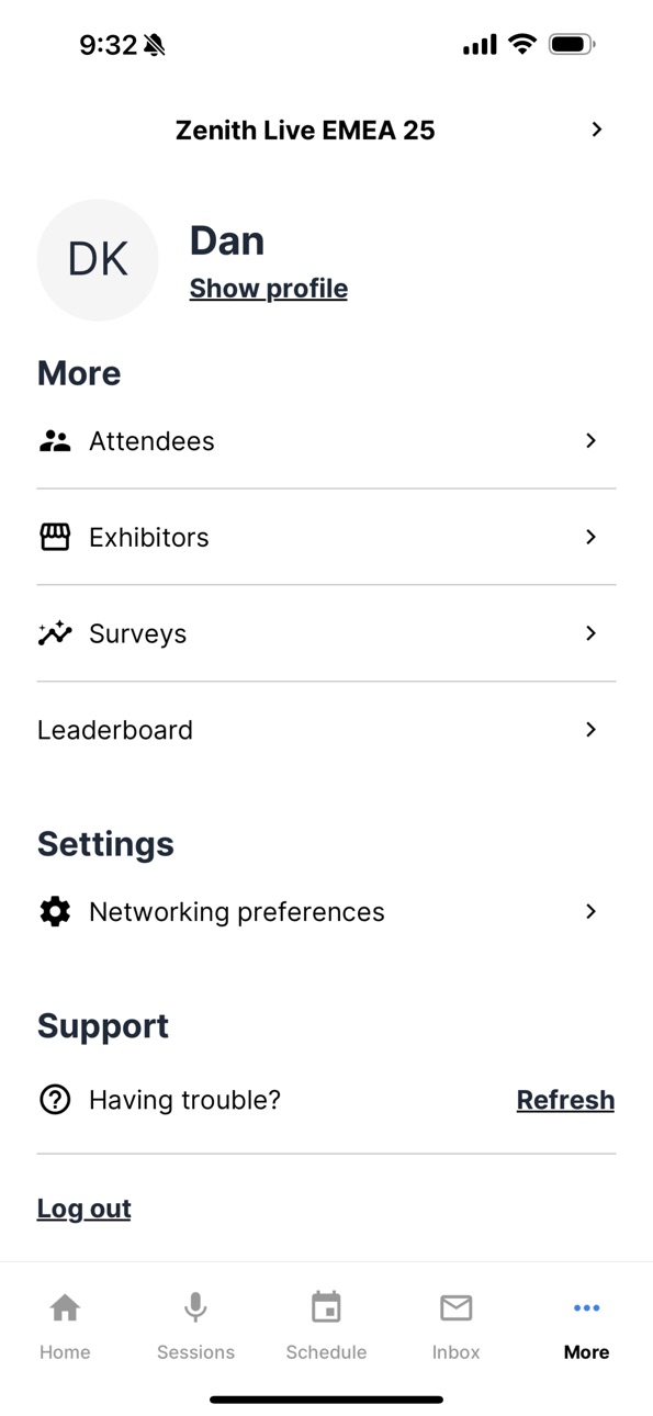 iPhone screenshot