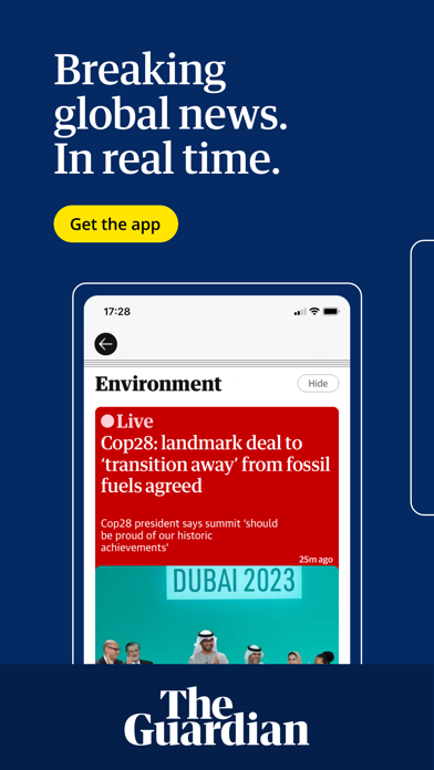 The Guardian - Live World News Screenshot