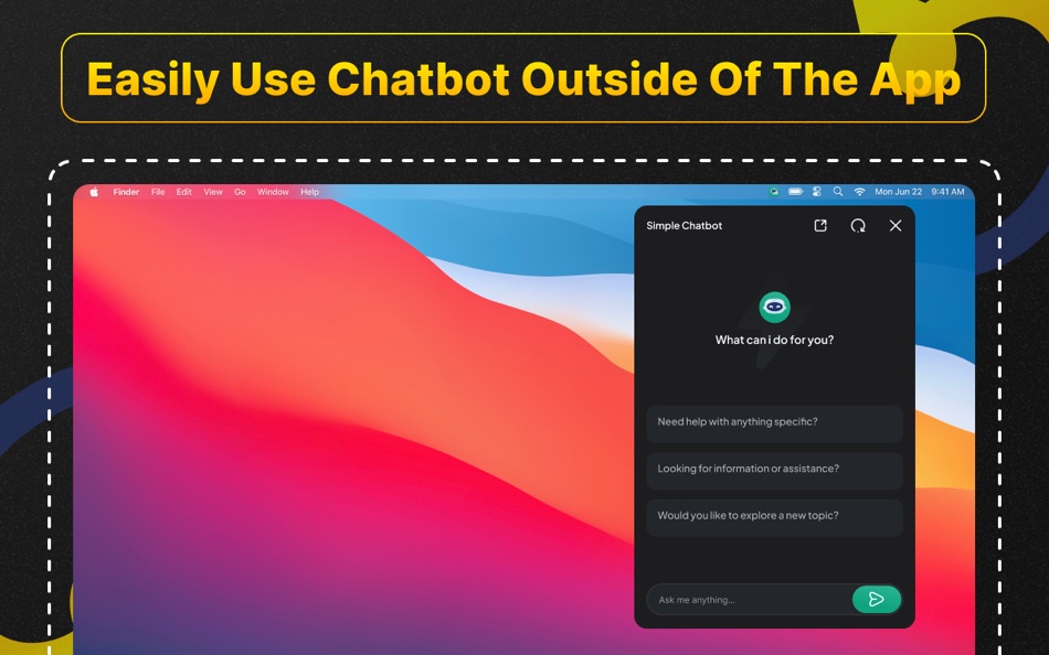 #9. AI Chatbot Assistant: Ask Bot (macOS) 由: Shahid Iqbal