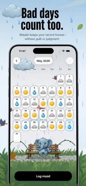 Steven: Private Mood Tracker screenshot 2