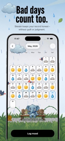 Steven: Private Mood Tracker Screenshot 2 of 5