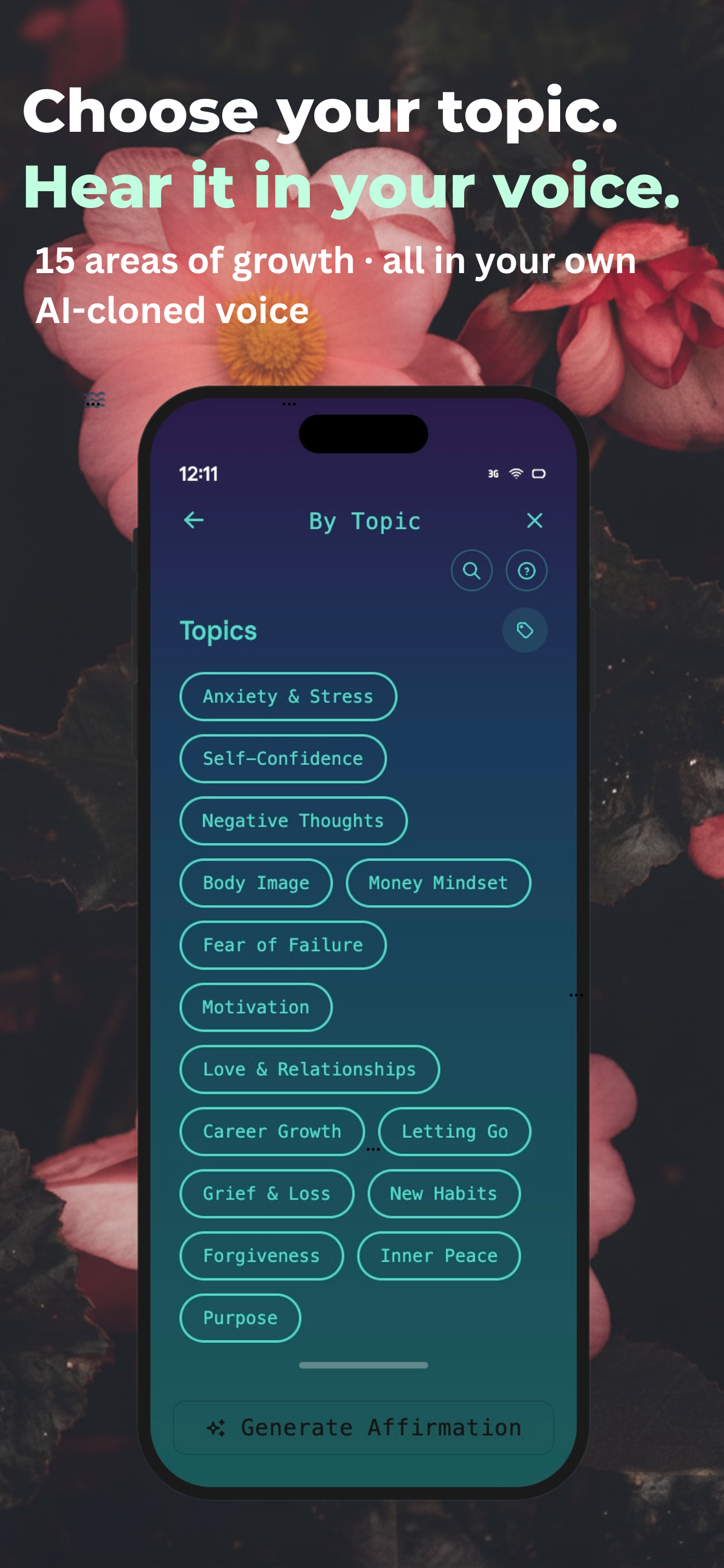 SelfSpeak Voice Affirmations screenshot 7