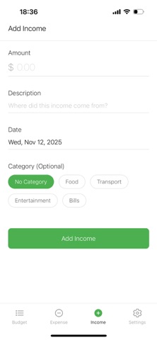 Simply Income Expense screenshot
