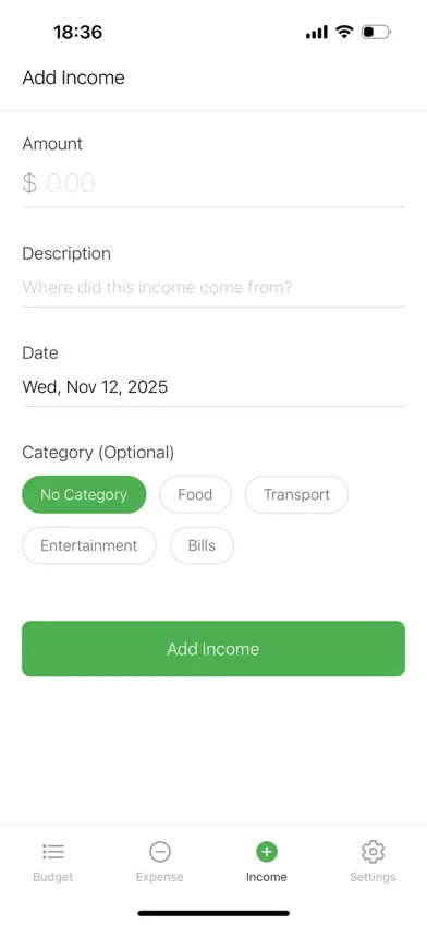 Simply Income Expense screenshot 3