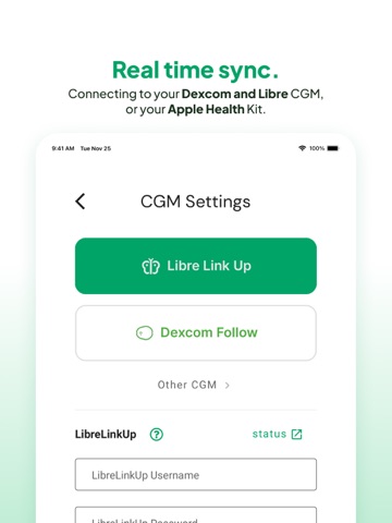 GotCGM iPad screenshot