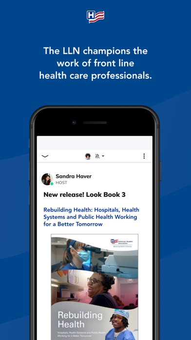 AHA Living Learning Network Screenshot