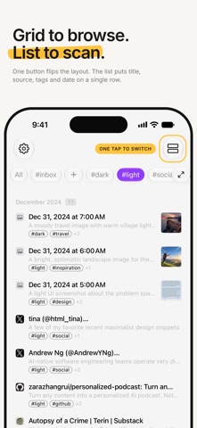 Bookmark App: DoubleMemory Screenshot 3 of 7