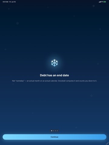 Snowball: Debt Free Now iPad screenshot