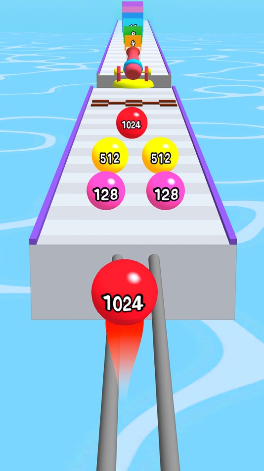#1. Number Ball Race & Merge 3D (iOS) By: Abubakar Siddique
