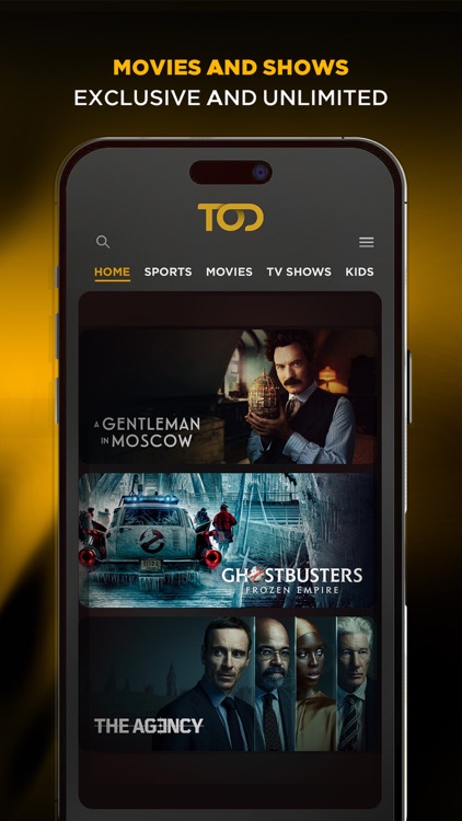 TOD - Stream Sports & Movies