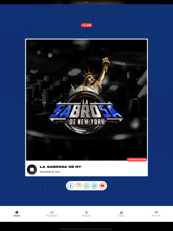 La Sabrosa De NY iPad screenshot 3 - Entertainment app