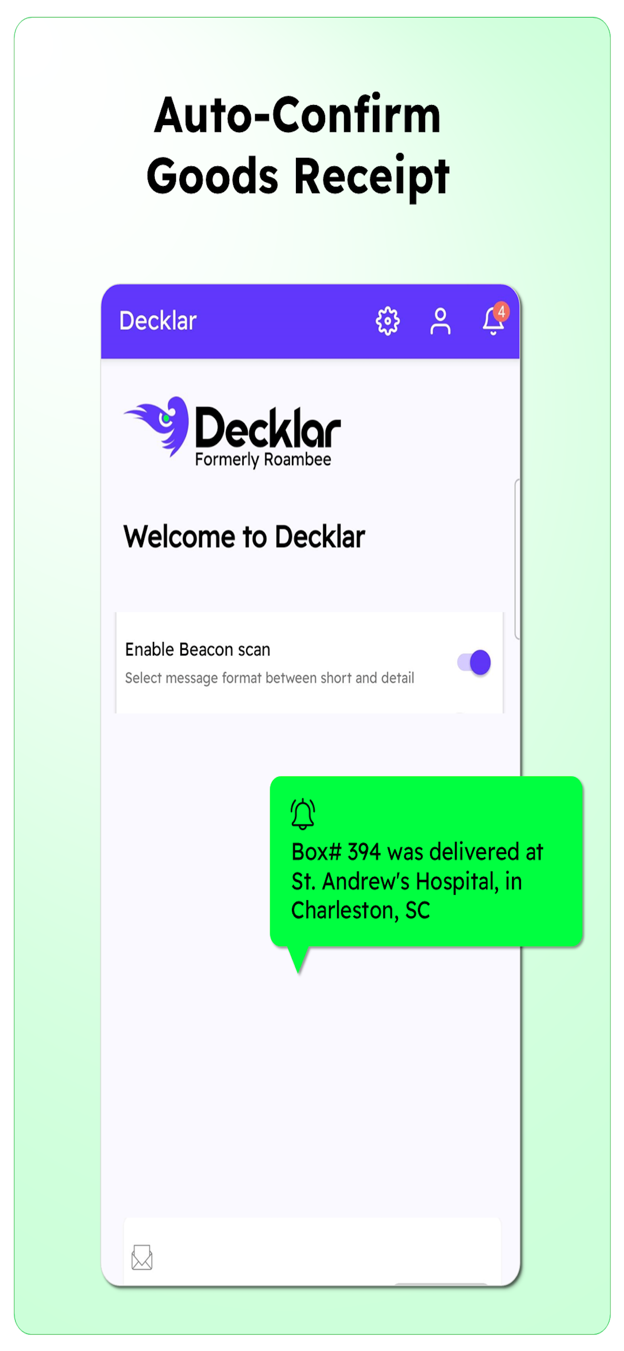 Decklar Mobile as a Tracker
