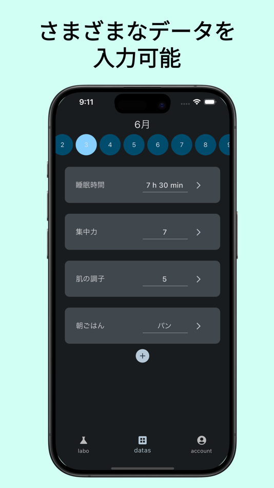 #2. life-statistics (iOS) Podle: izuru tanno