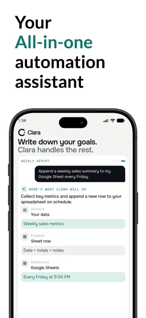 Clara: AI Automation Agent screenshot 1