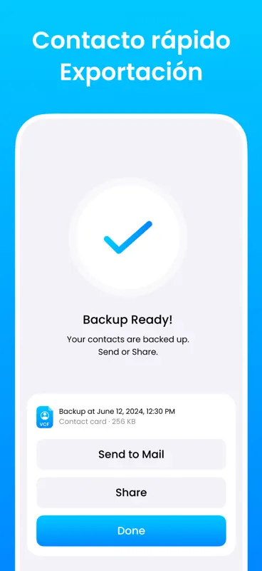 MCBackup Pro - Copia Contactos screenshot 4 of 7