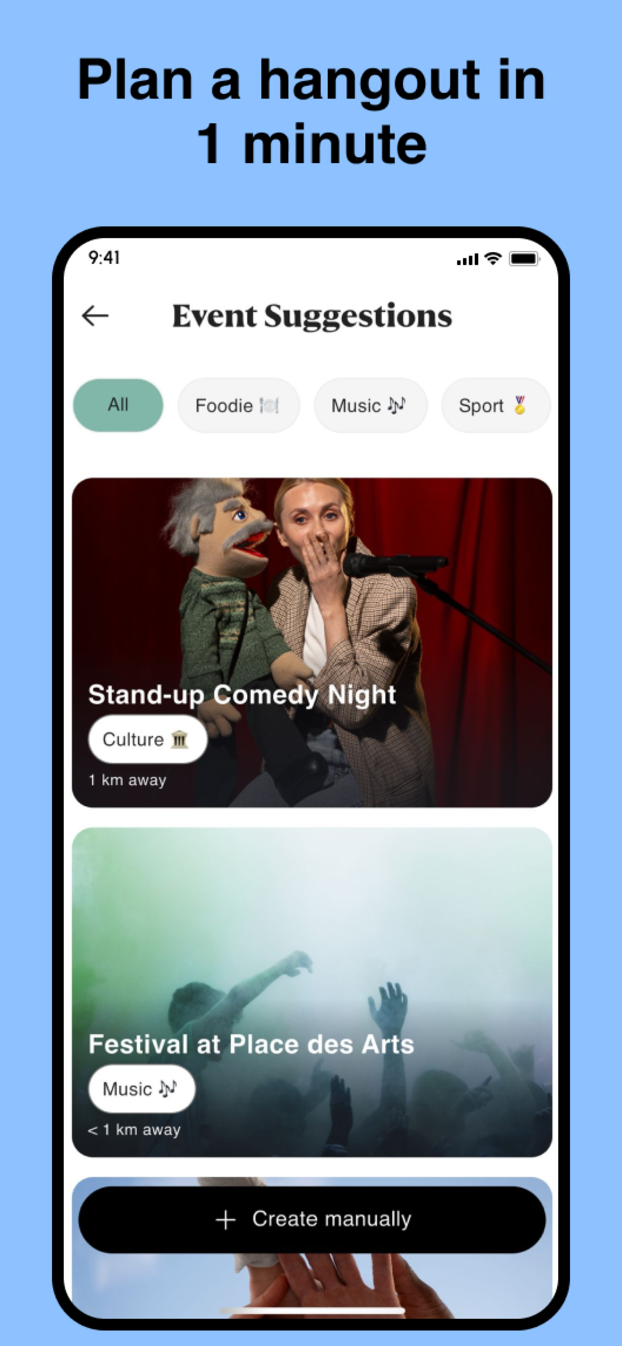 bubbleOut: get out & reconnect