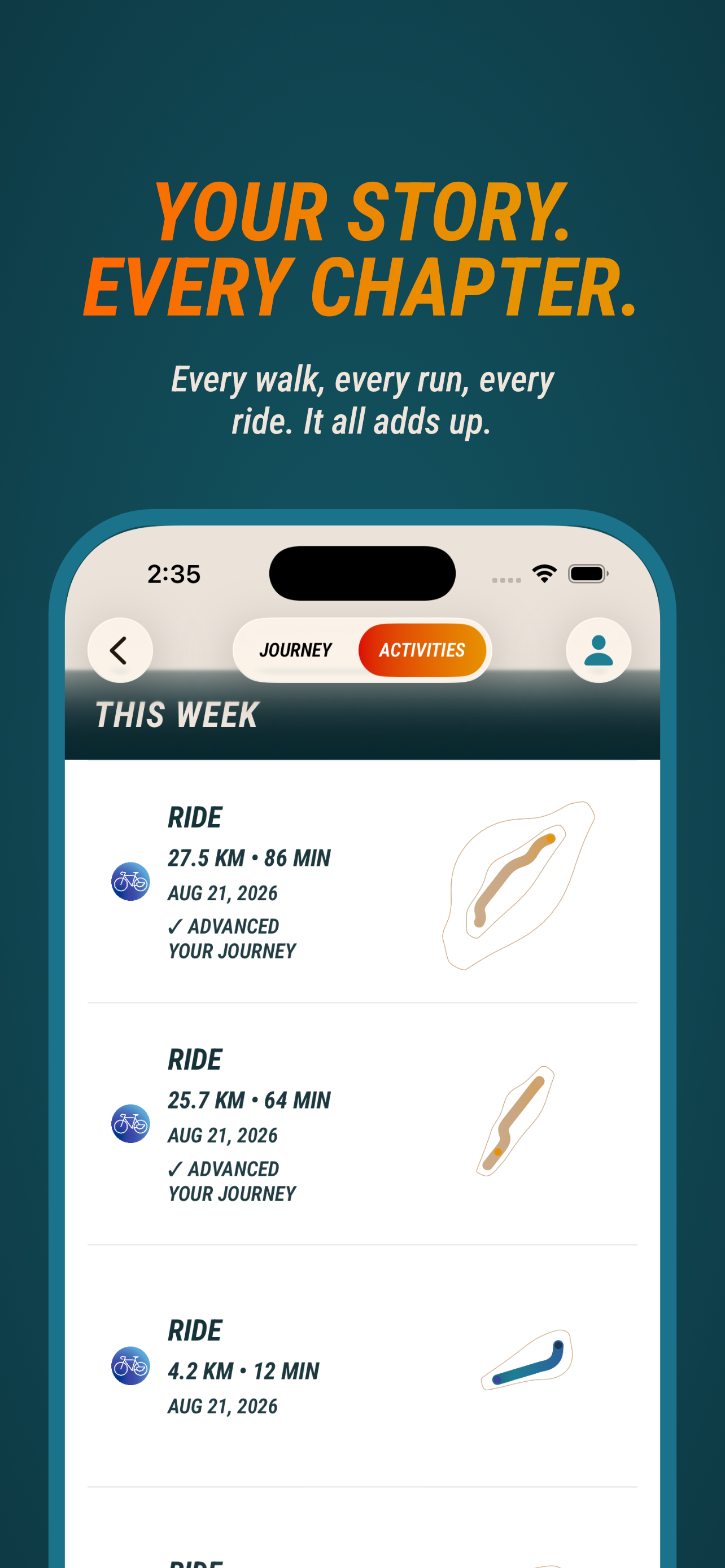 Polly | Walk Run Ride Tracker screenshot 4