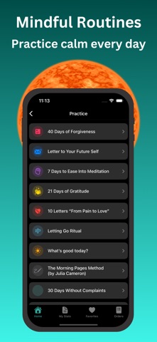 Breathing for Calm & Sleep iPhone screenshot