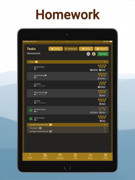 Family Tools: Family Organizer iPad screenshot 4 - Productivity app