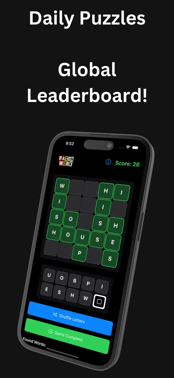#4. Patchwork Puzzle (iOS) Podle: Alec Bowden