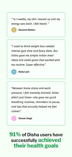 Disha: AI Health Coach iPhone screenshot 5