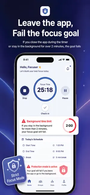 CheckFocus: Pomodoro Timer screenshot 2